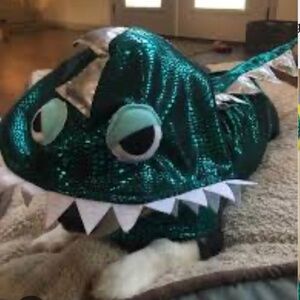 Green Monster Costume for Pets Size S bright &  iridescent